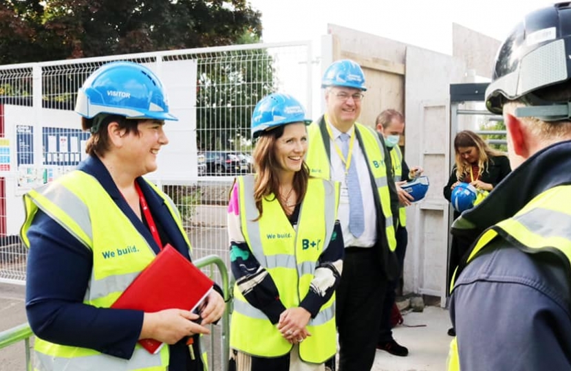 Michelle in high-vis