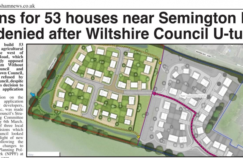 Rejection of 53 additional homes in Berryfields