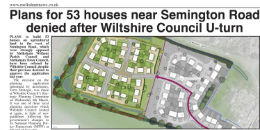 Rejection of 53 additional homes in Berryfields